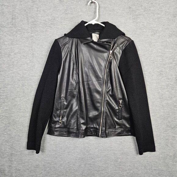 Joie Jackets & Blazers - Joie Women’s Black Faux Leather Outer Shell Jacket Size M